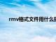 rmv格式文件用什么播放器（rm格式用什么播放器）