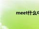 meet什么中文翻译（meets）