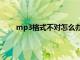 mp3格式不对怎么办手机（mp3格式不对怎么办）