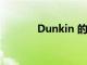 Dunkin 的新烤白巧克力拿铁