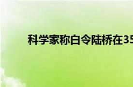 科学家称白令陆桥在35,700年前一直被洪水淹没