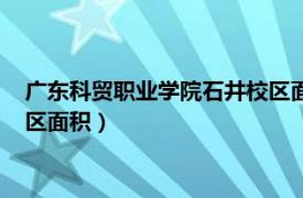 广东科贸职业学院石井校区面积多大（广东科贸职业学院石井校区面积）