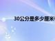 30公分是多少厘米有多长（30公分是多少厘米）