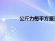 公斤力每平方厘米等于多少兆帕（公斤力）