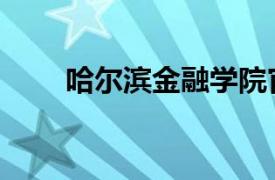 哈尔滨金融学院官网（哈金融学院）