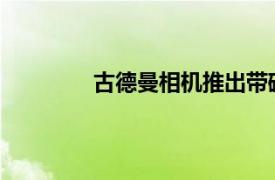 古德曼相机推出带磁锁相机连接器的表带