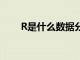 R是什么数据分析软件（r是什么数）