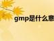 gmp是什么意思（gsp是什么意思）