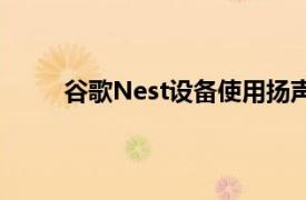 谷歌Nest设备使用扬声器和显示器改善了存在感