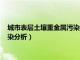 城市表层土壤重金属污染分析数学建模（城市表层土壤重金属污染分析）