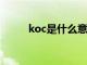 koc是什么意思（ko是什么意思）