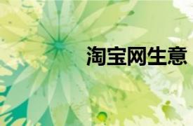 淘宝网生意（淘宝生意经）