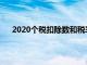 2020个税扣除数和税率表（2020个税速算扣除数表）