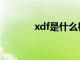 xdf是什么格式的文件（xdf）