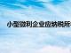 小型微利企业应纳税所得额超过300万（小型微利企业）