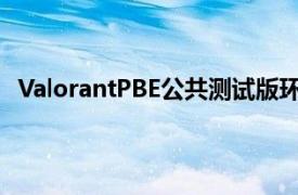 ValorantPBE公共测试版环境发布日期注册客户端下载等