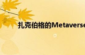 扎克伯格的Metaverse腿是一种廉价的派对技巧