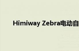 Himiway Zebra电动自行车经典巡洋舰的更新版本