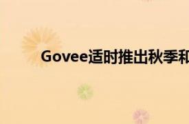 Govee适时推出秋季和冬季的永久性户外智能灯