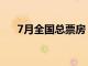 7月全国总票房（含预售）突破45亿元