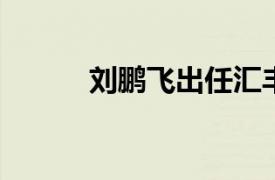 刘鹏飞出任汇丰晋信基金董事长