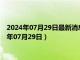 2024年07月29日最新消息：天乙银饰今日银价多少一克（2024年07月29日）