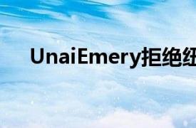 UnaiEmery拒绝纽卡斯尔报价发布声明