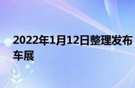 2022年1月12日整理发布：三菱汽车将参加2022东京改装车展