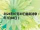 2024年07月30日最新消息：今日工行纸白银价格走势图最新行情（2024年7月30日）