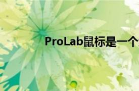 ProLab鼠标是一个纤巧的多合一控制中心