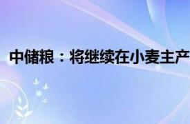 中储粮：将继续在小麦主产区增加2024年产小麦收储规模