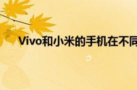 Vivo和小米的手机在不同的手机下以不同的价格出售