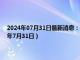 2024年07月31日最新消息：今日工行纸白银价格走势图最新行情（2024年7月31日）