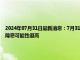 2024年07月31日最新消息：7月31日白银早评：地缘政治紧张局势推升银价 美联储9月降息可能性很高