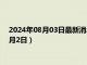 2024年08月03日最新消息：上海华通白银今日价格（2024年8月2日）