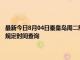 最新今日8月04日秦皇岛周二限行尾号、限行时间几点到几点限行限号最新规定时间查询