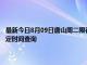 最新今日8月09日唐山周二限行尾号、限行时间几点到几点限行限号最新规定时间查询