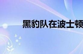 黑豹队在波士顿打破两项学校记录