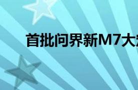 首批问界新M7大定用户调研报告发布