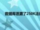 数据库泄漏了250K法律文件 中一些标记为未指定发布