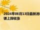 2024年08月13日最新消息：中东局势或要走向崩溃边缘 国际白银上探收涨