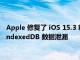 Apple 修复了 iOS 15.3 和 macOS 12.2 候选版本中的 Safari IndexedDB 数据泄漏