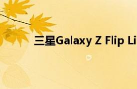 三星Galaxy Z Flip Lite智能手机可能正在推出