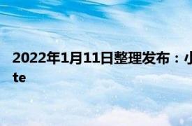 2022年1月11日整理发布：小米商城公布了新款小米游戏鼠标 Lite