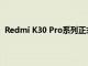 Redmi K30 Pro系列正式发布有标准版和变焦版两种版本