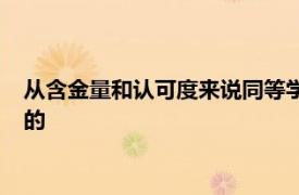 从含金量和认可度来说同等学力申硕是肯定不如非全日制研究生的