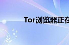 Tor浏览器正在进行急需的改造