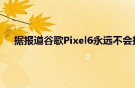 据报道谷歌Pixel6永远不会接受面部解锁作为屏幕解锁方法