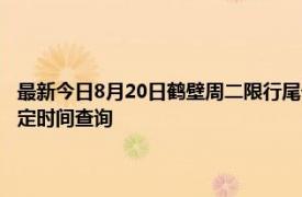 最新今日8月20日鹤壁周二限行尾号、限行时间几点到几点限行限号最新规定时间查询