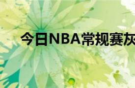 今日NBA常规赛灰熊队客场力克马刺队